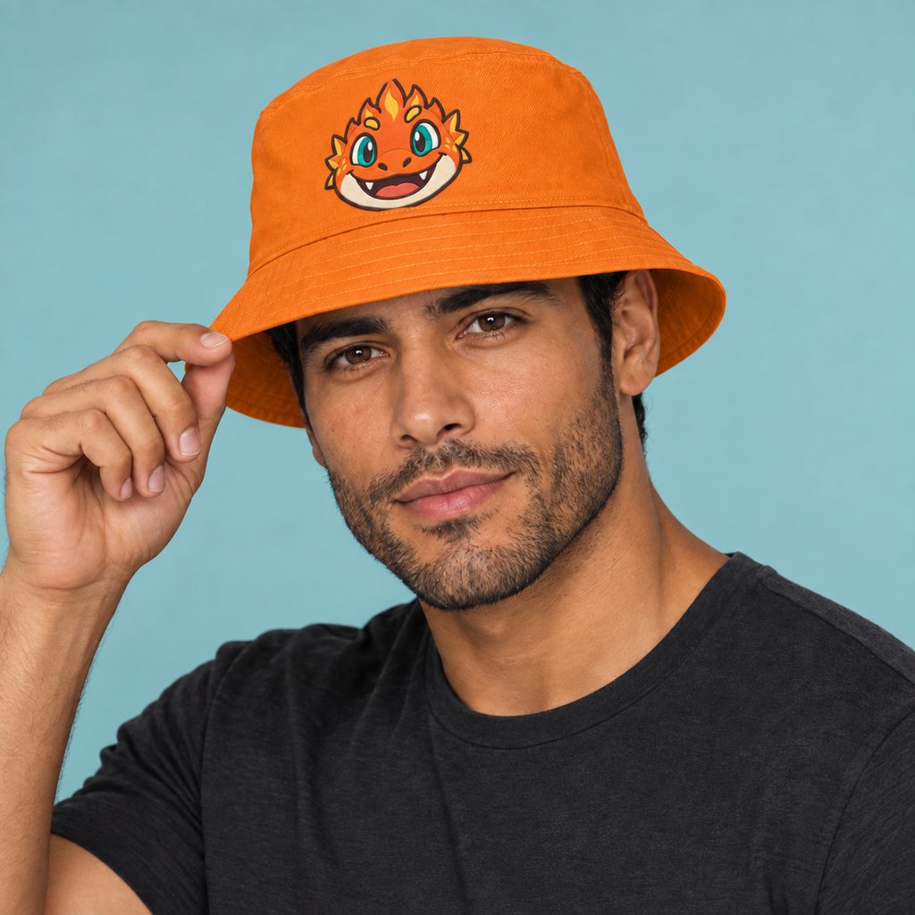 Ember Grin Reversible Bucket Hat
