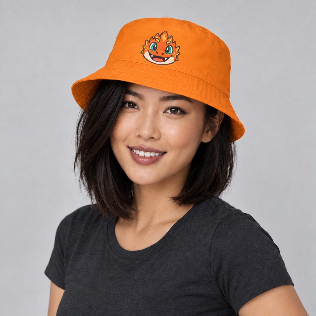 Ember Grin Reversible Bucket Hat