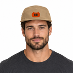 SLOPCANNON Snout Five-Panel Cap, worn by a model