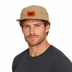 SLOPCANNON Snout Five-Panel Cap, worn by a model