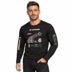 Cannon Blueprint Long Sleeve — Black, worn by a model