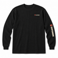 SLOPCANNON Waffle Thermal in Black, front view