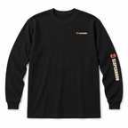 SLOPCANNON Waffle Thermal in Black, front view