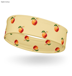 Hot Piece Headband — Butter — garment-only ghost left-front view; exact current Printful headband preview; digital mockup; one headband only.