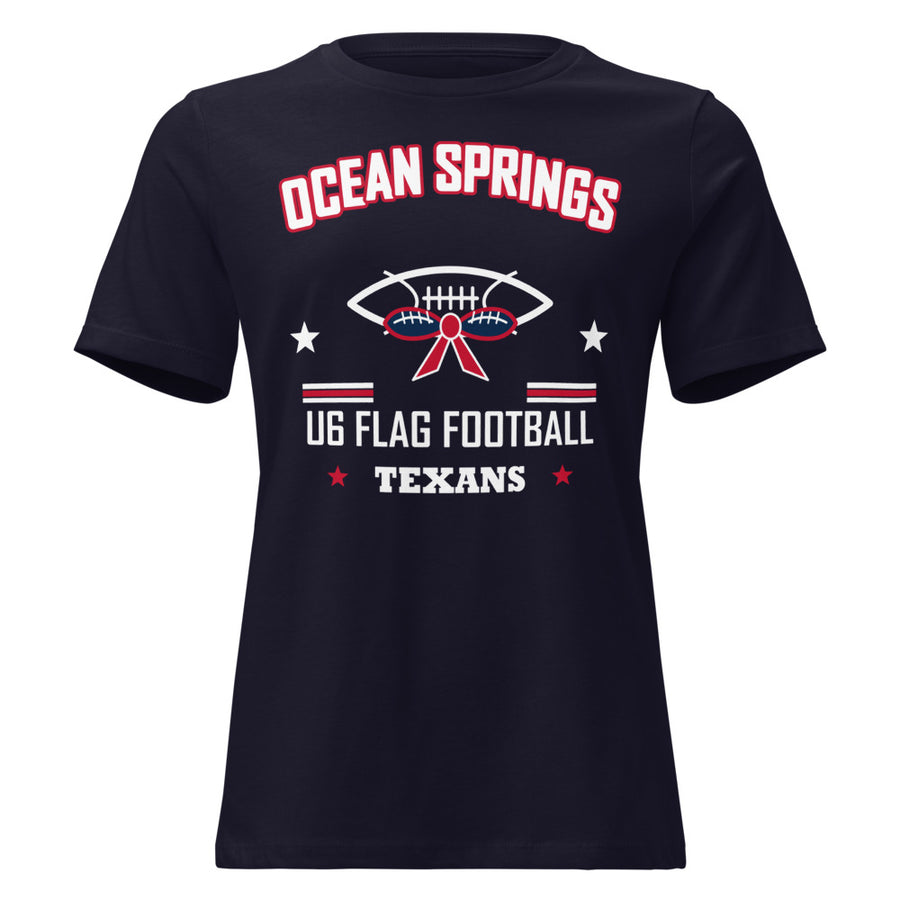 Ocean Springs Texans Bow Tee