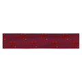 Slop Cannon Short Fuse Headband — Burgundy — flat front view; one straight headband; printed straight polyester/elastane band; supplier digital mockup.