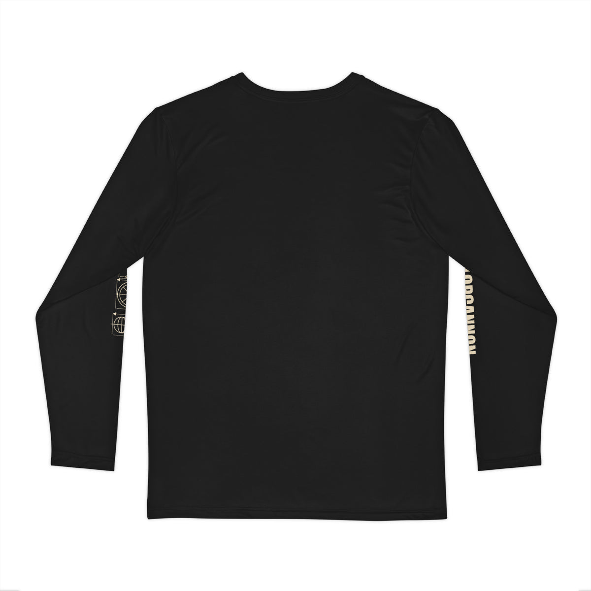 Cannon Blueprint Long Sleeve — Black, worn by a model, back view