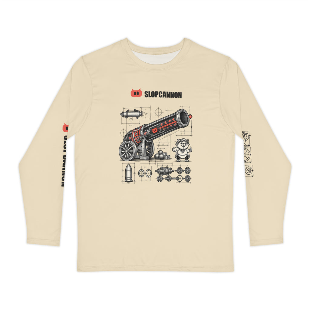 Cannon Blueprint Long Sleeve — Cream, worn by a model