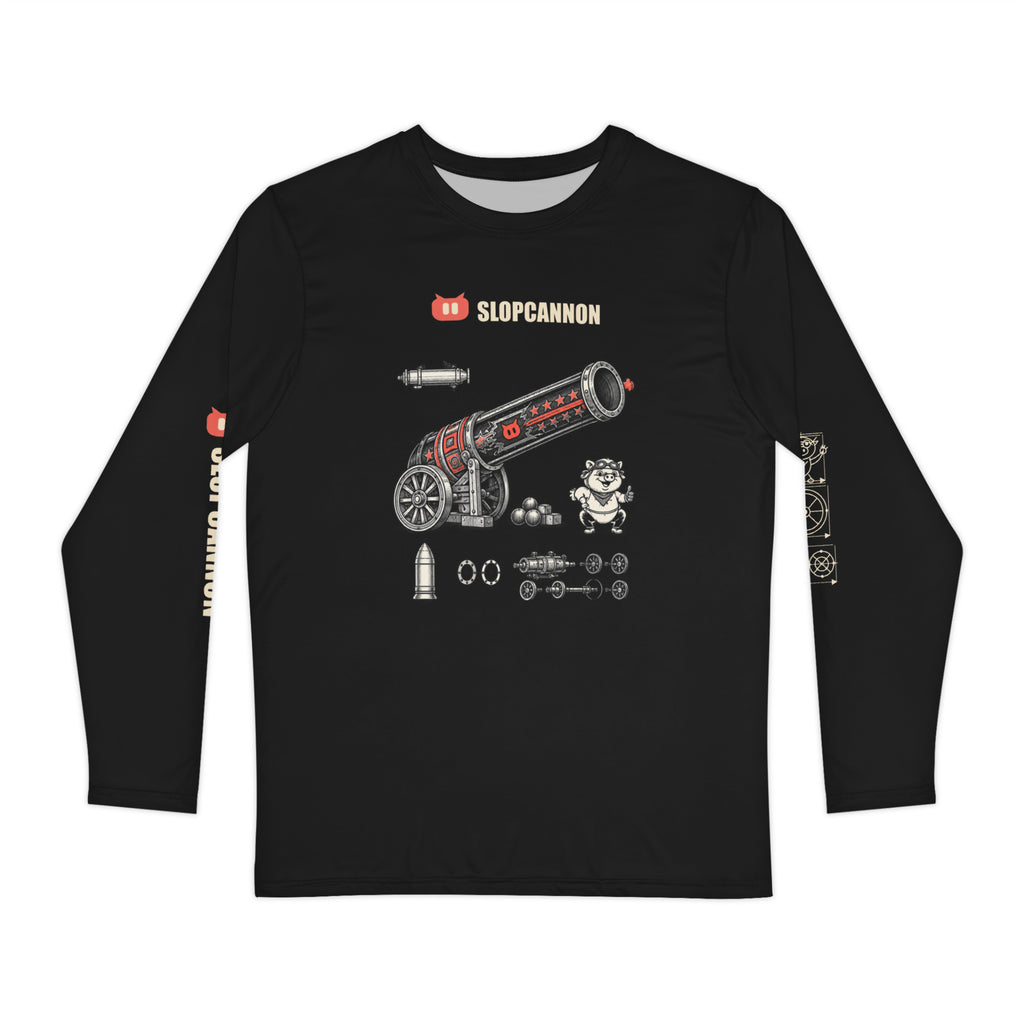 Cannon Blueprint Long Sleeve — Black, worn by a model