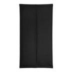 Slop Script Neck Gaiter in Black, back view