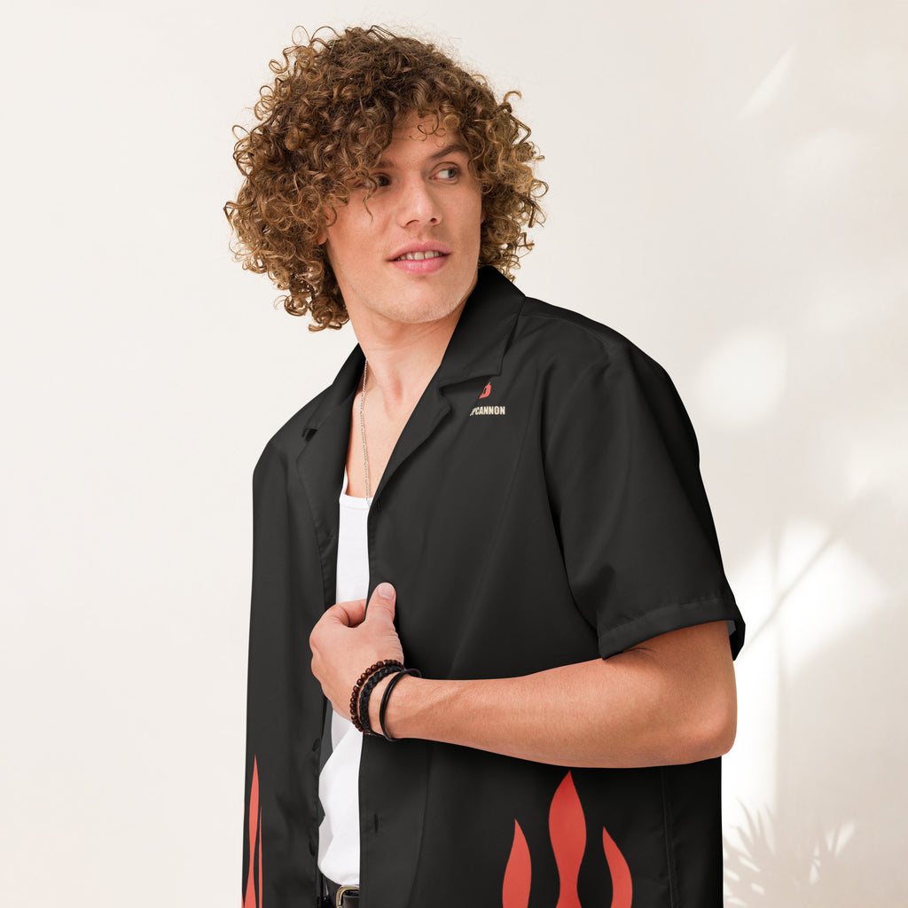 Cannon Flame Camp Shirt, front view