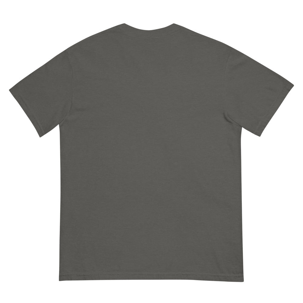 Cabinet On Repeat tee — Pepper — Plain back, no rear print; supplier digital mockup, one Comfort Colors1717 tee.