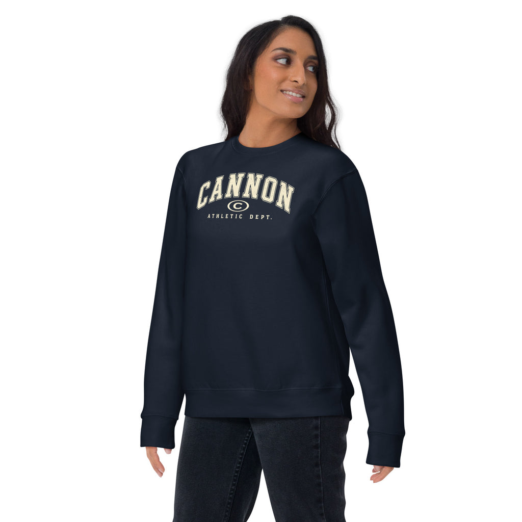 Cannon Athletic Navy Blazer crewneck - supplier model view 4