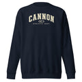 Cannon Athletic Navy Blazer crewneck - supplier garment view 1