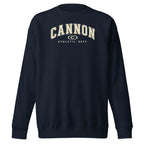 Cannon Athletic Navy Blazer crewneck - supplier garment view 1