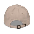 Heart Fuse — Stone — full back with no added design embroidery; Yupoong 6245CM Stone; supplier digital mockup.