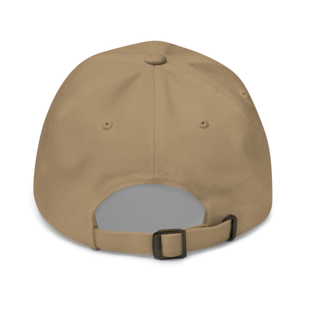 Hot Piece — Khaki — full back with no added design embroidery; Yupoong 6245CM Khaki; supplier digital mockup.