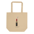 Loaded tote — Oyster — full front with approved artwork; Eco Tote Bag | Econscious EC8000 Oyster; supplier digital mockup.
