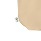 Loaded tote — Oyster — cotton twill and gusset construction detail; Eco Tote Bag | Econscious EC8000 Oyster; supplier digital mockup.