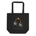 Bad Luck Club tote — Black — full front with approved artwork; Eco Tote Bag | Econscious EC8000 Black; supplier digital mockup.