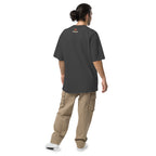 Cannon Launch Oversized Tee, worn by a model, back view