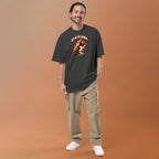 Cannon Launch Oversized Tee, worn by a model