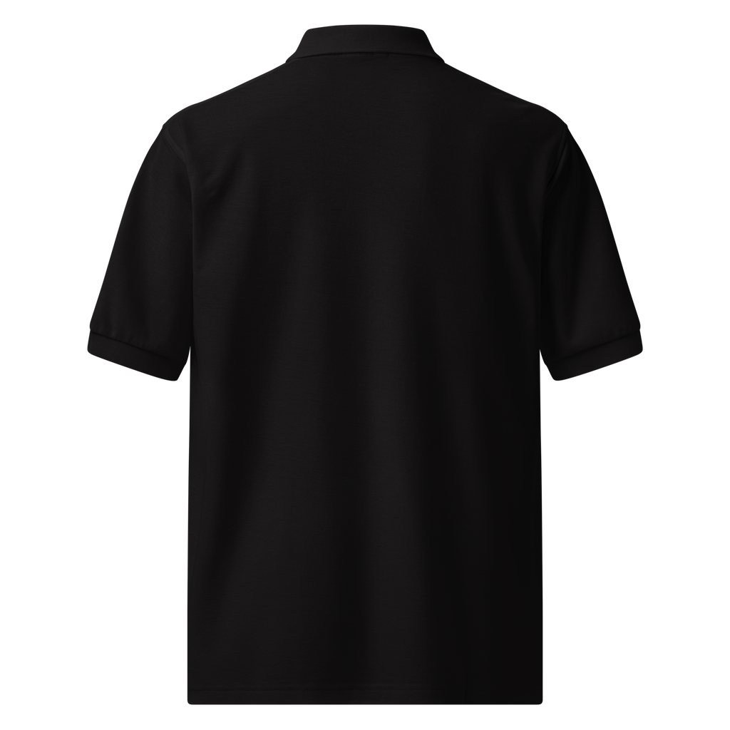 SLOPCANNON Snout Polo in Black, back view