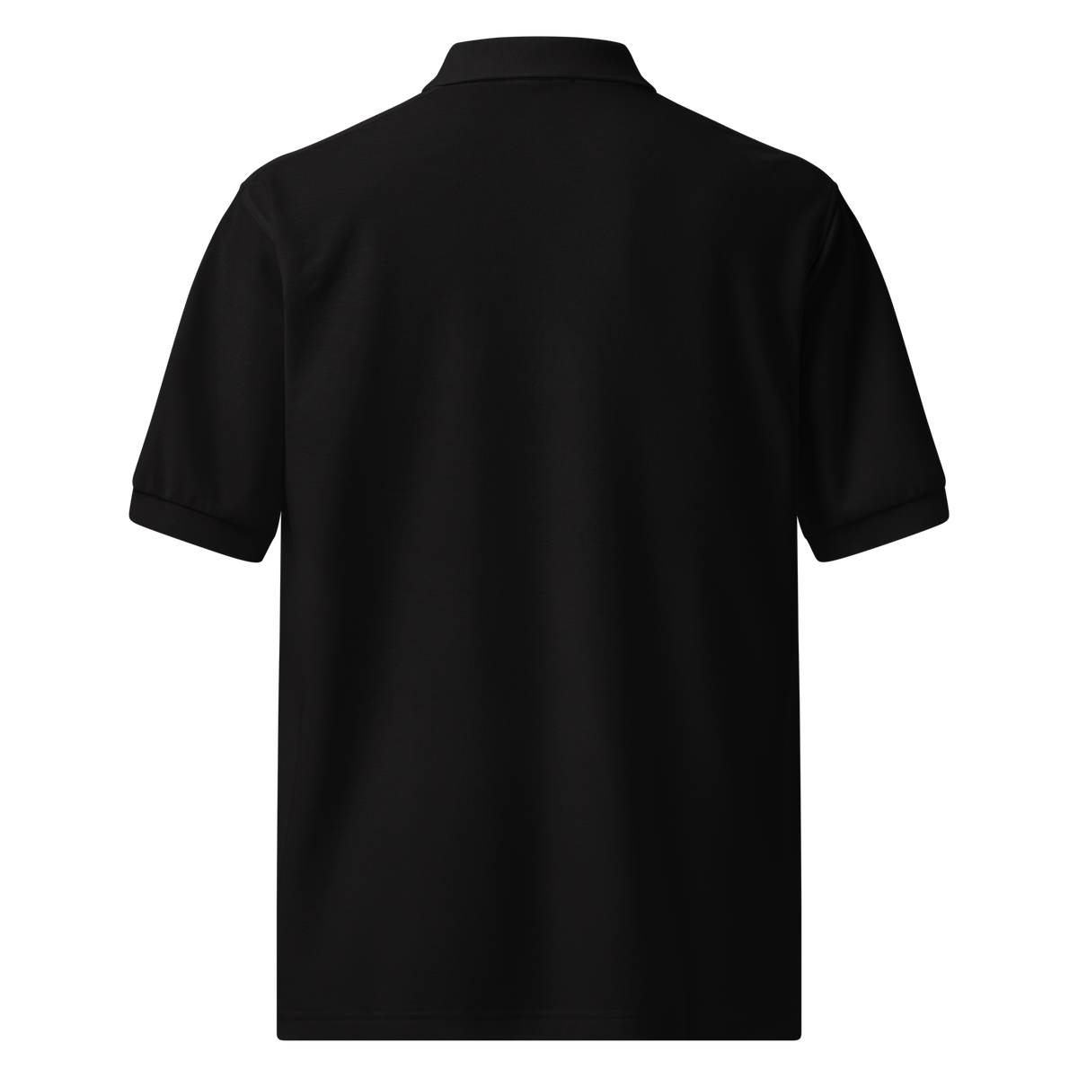 SLOPCANNON Snout Polo in Black, back view