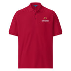 SLOPCANNON Snout Polo in Red, worn by a model