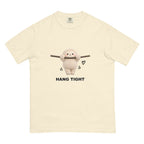 Muse Hang Tight ivory tee, flat front product view