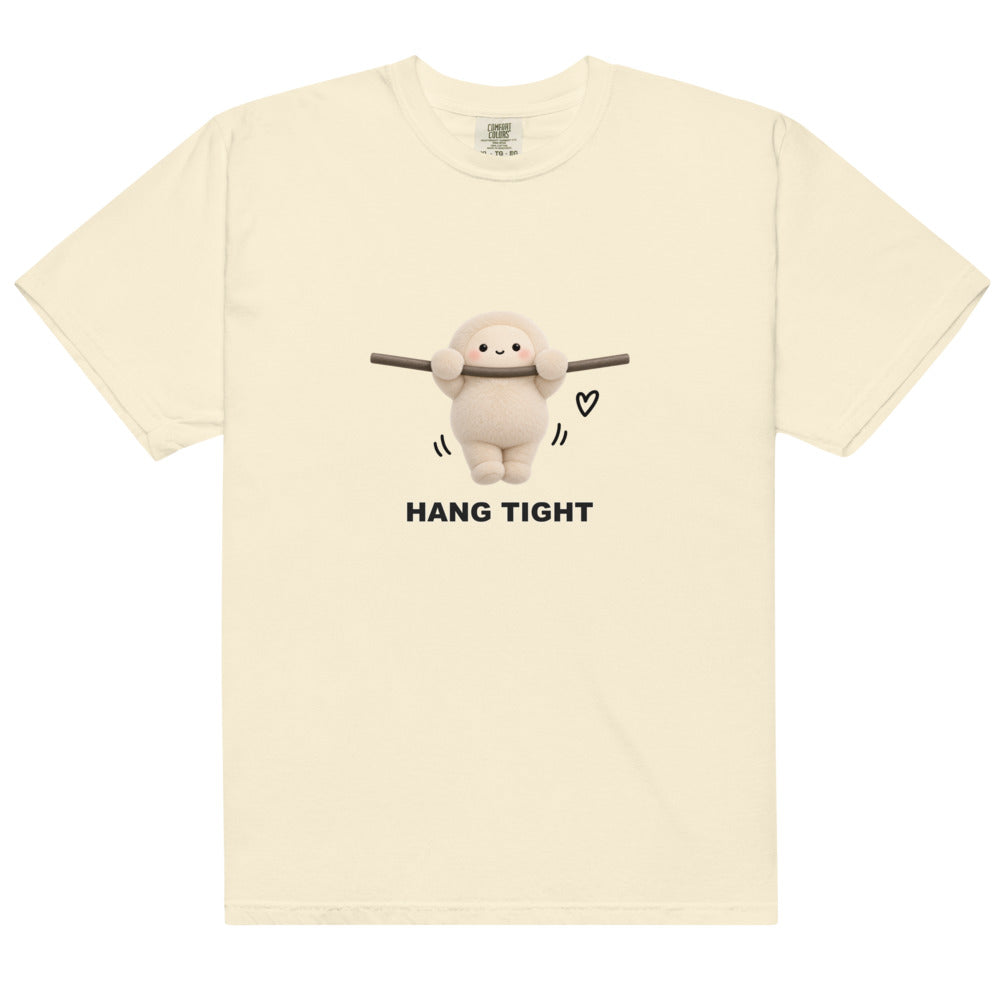 Muse Hang Tight ivory tee, alternate flat front product view