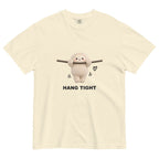 Muse Hang Tight ivory tee, draped front product view