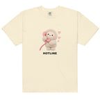 Muse Hotline ivory tee, alternate flat front product view