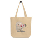 Muse Signal Boost oyster tote, hanging front view