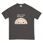 Muse Small Face Big Mood graphite tee, flat front product view