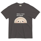 Muse Small Face Big Mood graphite tee, draped front product view