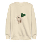 Muse Good Ideas Club Crewneck in Bone, garment view 2