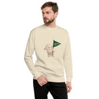 Muse Good Ideas Club Crewneck in Bone, model view 1