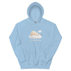 Muse Cloud Brain Hoodie in Light Blue, garment view 1