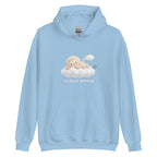 Muse Cloud Brain Hoodie in Light Blue, garment view 3