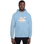Muse Cloud Brain Hoodie in Light Blue, model view 4