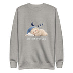 Muse Do Not Disturb Crewneck in Carbon Grey, garment view 2