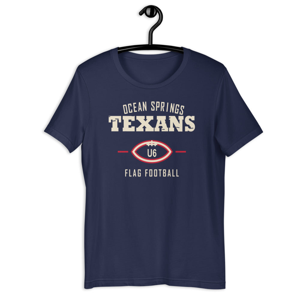 Ocean Springs Texans U6 Classic Dad Tee — corrected Printful supplier garment_only_front_2 view