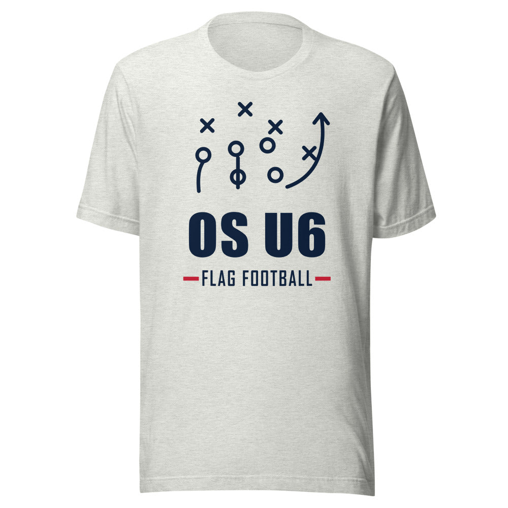 OS U6 Play Call Dad Tee — corrected Printful supplier garment_only_front_1 view
