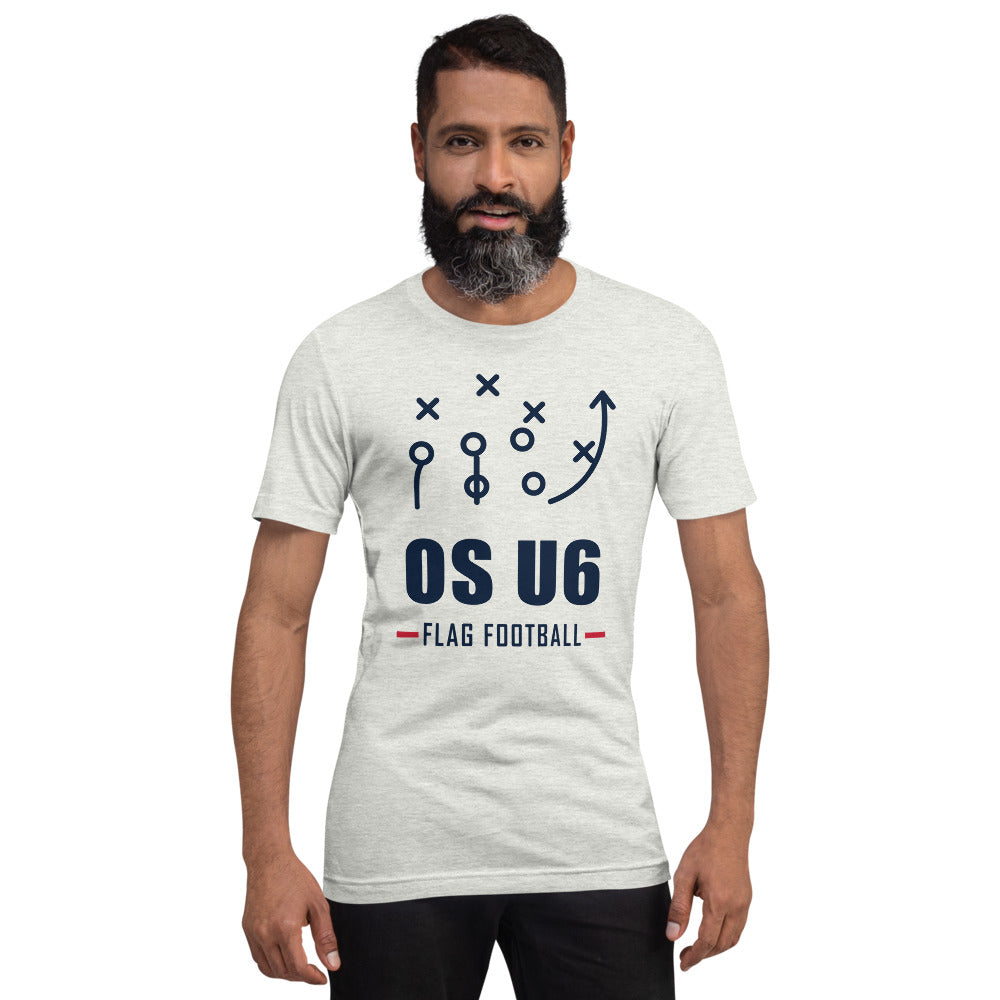 OS U6 Play Call Dad Tee — corrected Printful supplier mens_model_front_4 view