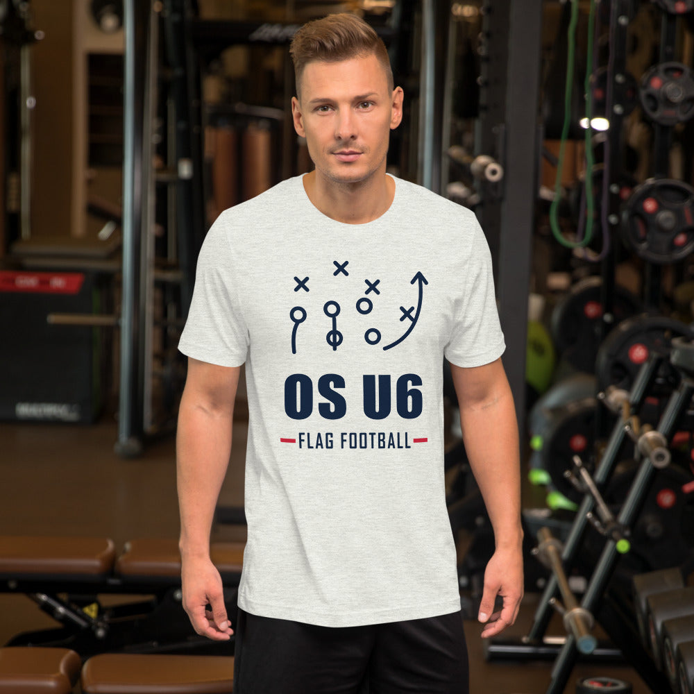 OS U6 Play Call Dad Tee — corrected Printful supplier mens_model_front_2 view