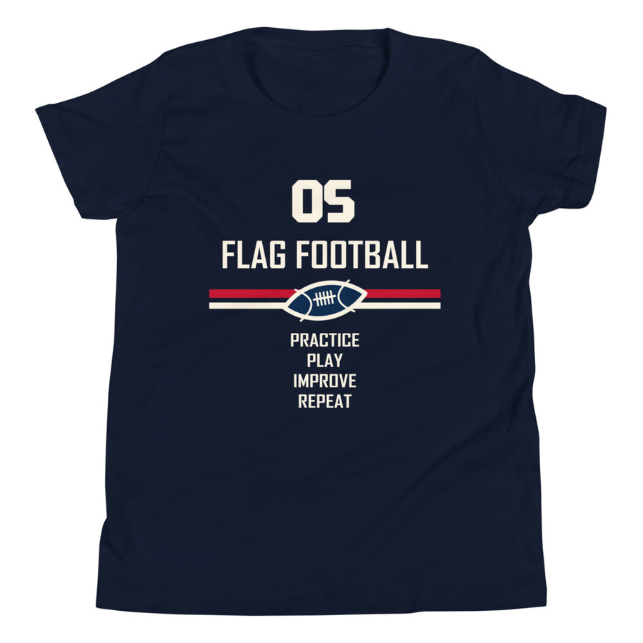 OS Flag Football Practice Youth Tee