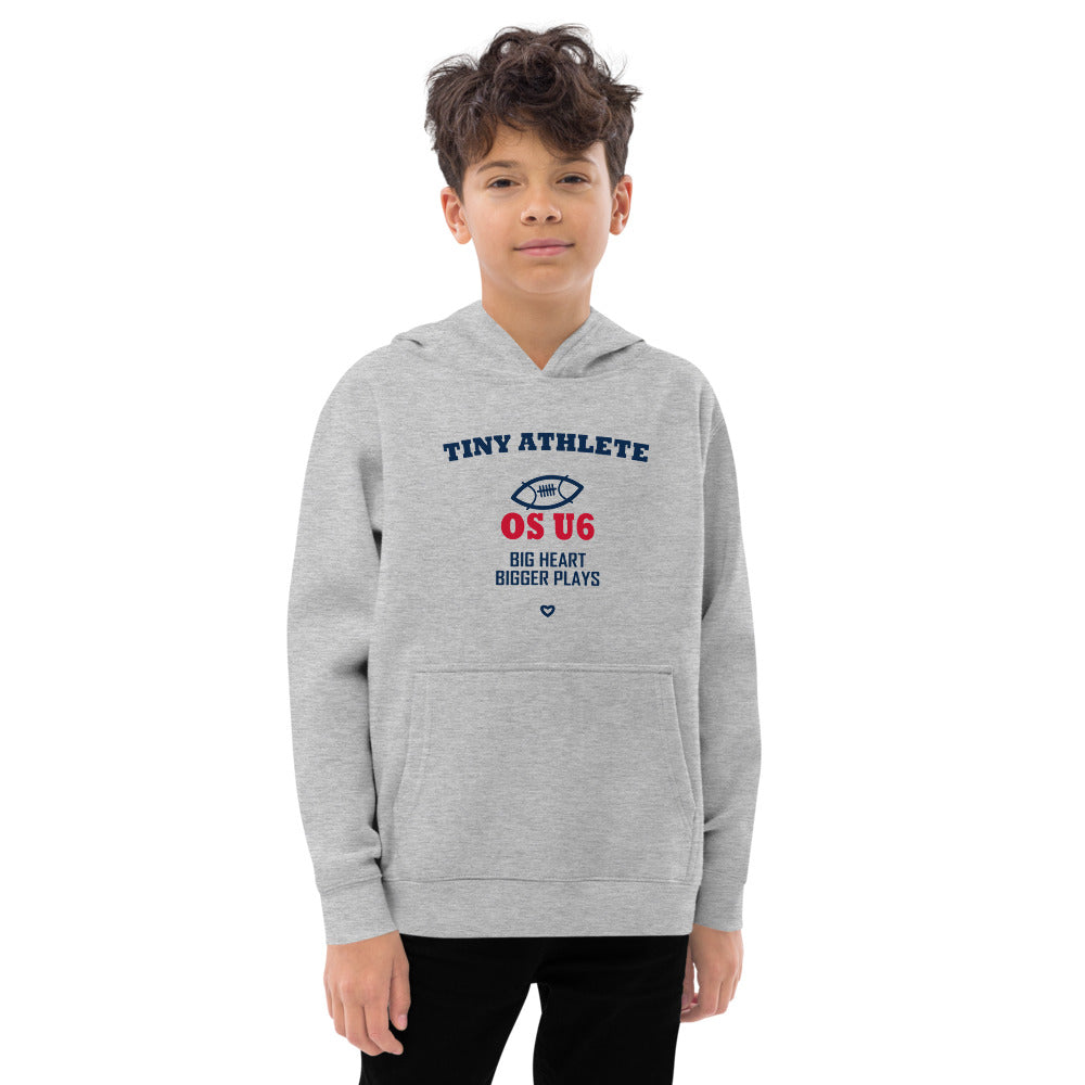 K05 corrected Ocean Springs design — child model front 1 — exact Printful garment and color