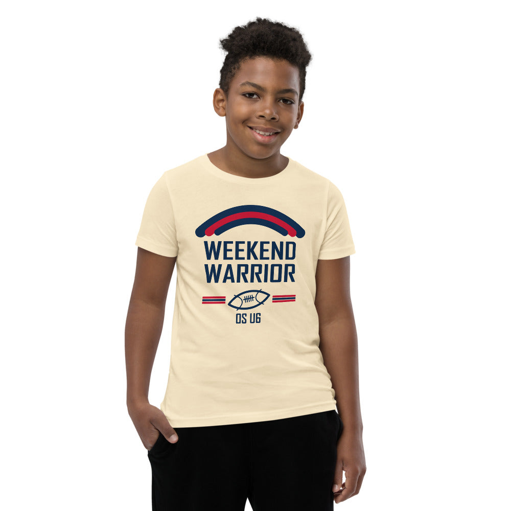 K07 corrected Ocean Springs design — child model front 3 — exact Printful garment and color