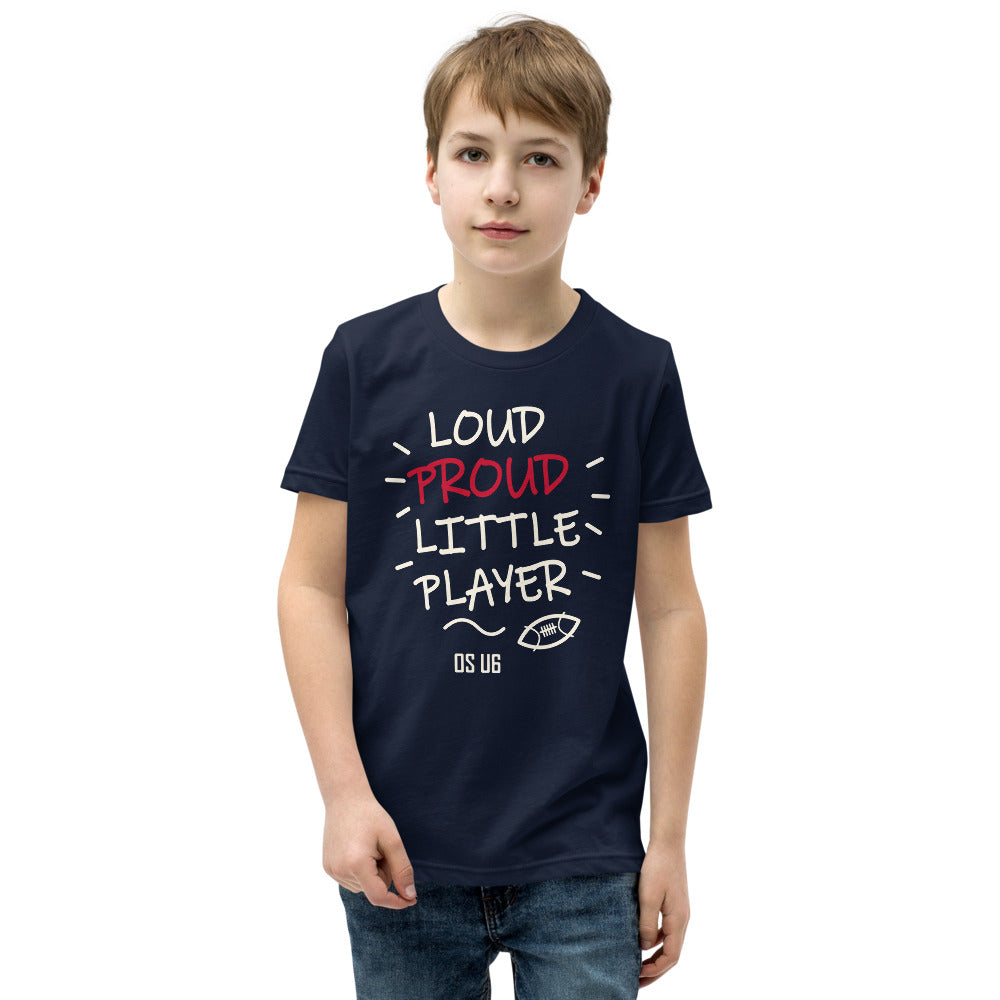 K08 corrected Ocean Springs design — child model front 1 — exact Printful garment and color